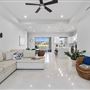 Bright And Spacious Modern Home In All White With Luxury Finishes and Backyard Canal